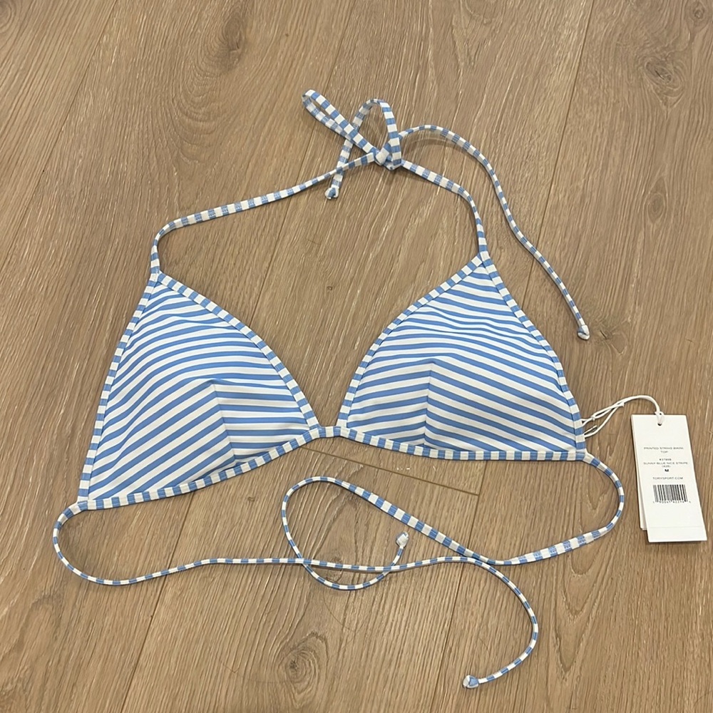 Tory Sport String Bikini Top - M - NWT